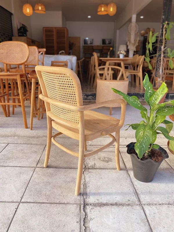 Teak Dining Armchair - Image 4